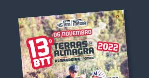 Cartaz 13º BTT Terras de Almagra - 6 novembro 2022